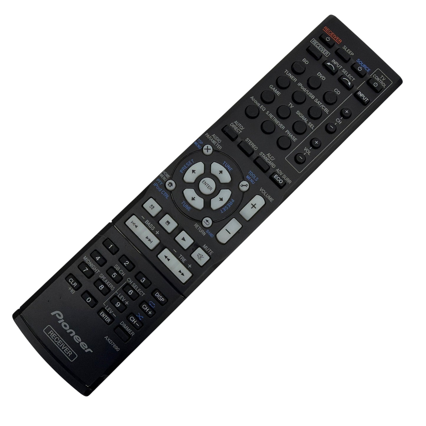Pioneer AXD7690 Receiver Remote Control Tested Working