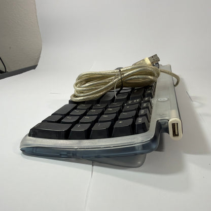 Apple USB Wired Keyboard Model M2452 Graphite/Translucent w/ Numeric Keypad