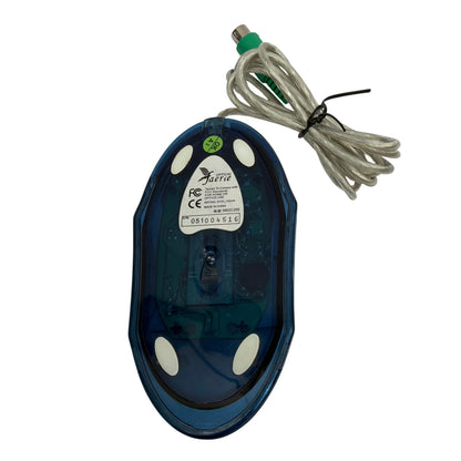 Optical Faerie Wired PS/2 Optical Mouse Translucent Blue Silver