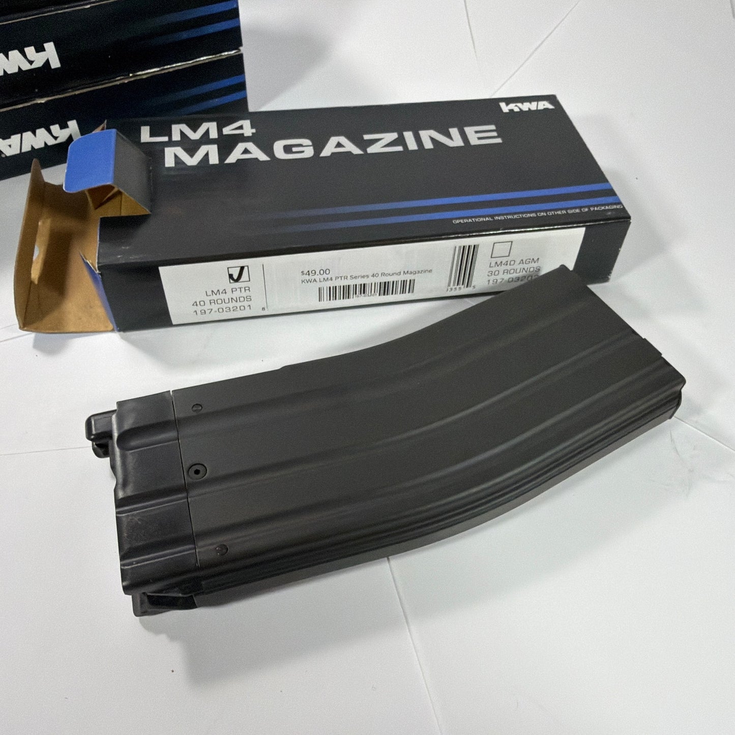 KWA LM4 PTR Series 40 Round Airsoft Magazine 197-03201