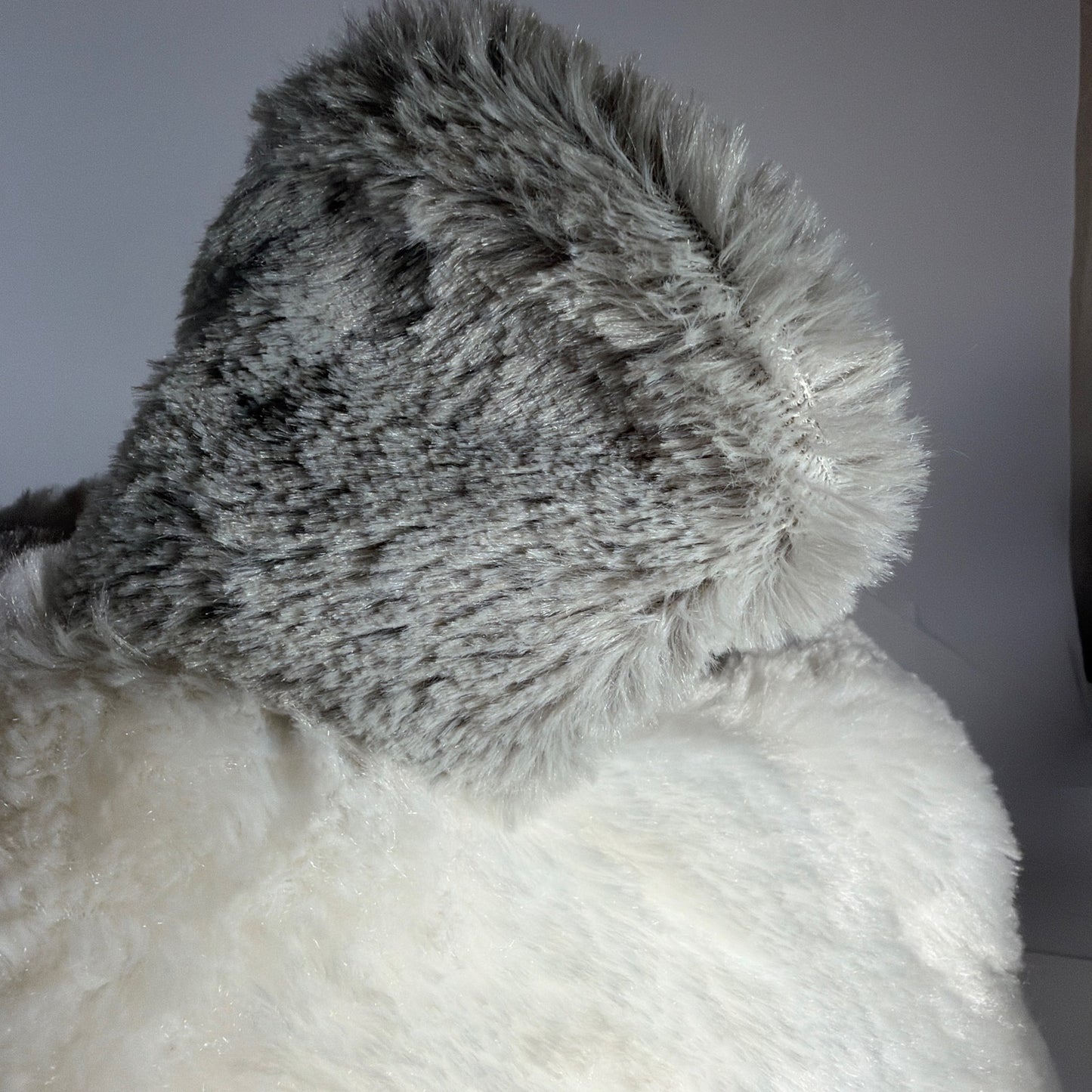 Amuse Maru-Moff Chinchilline Mochimaru White Chinchilla Plush 13.5 in