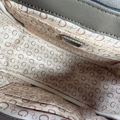 GUESS Los Angeles Small Flap Shoulder Bag Taupe Brown 9x4x8
