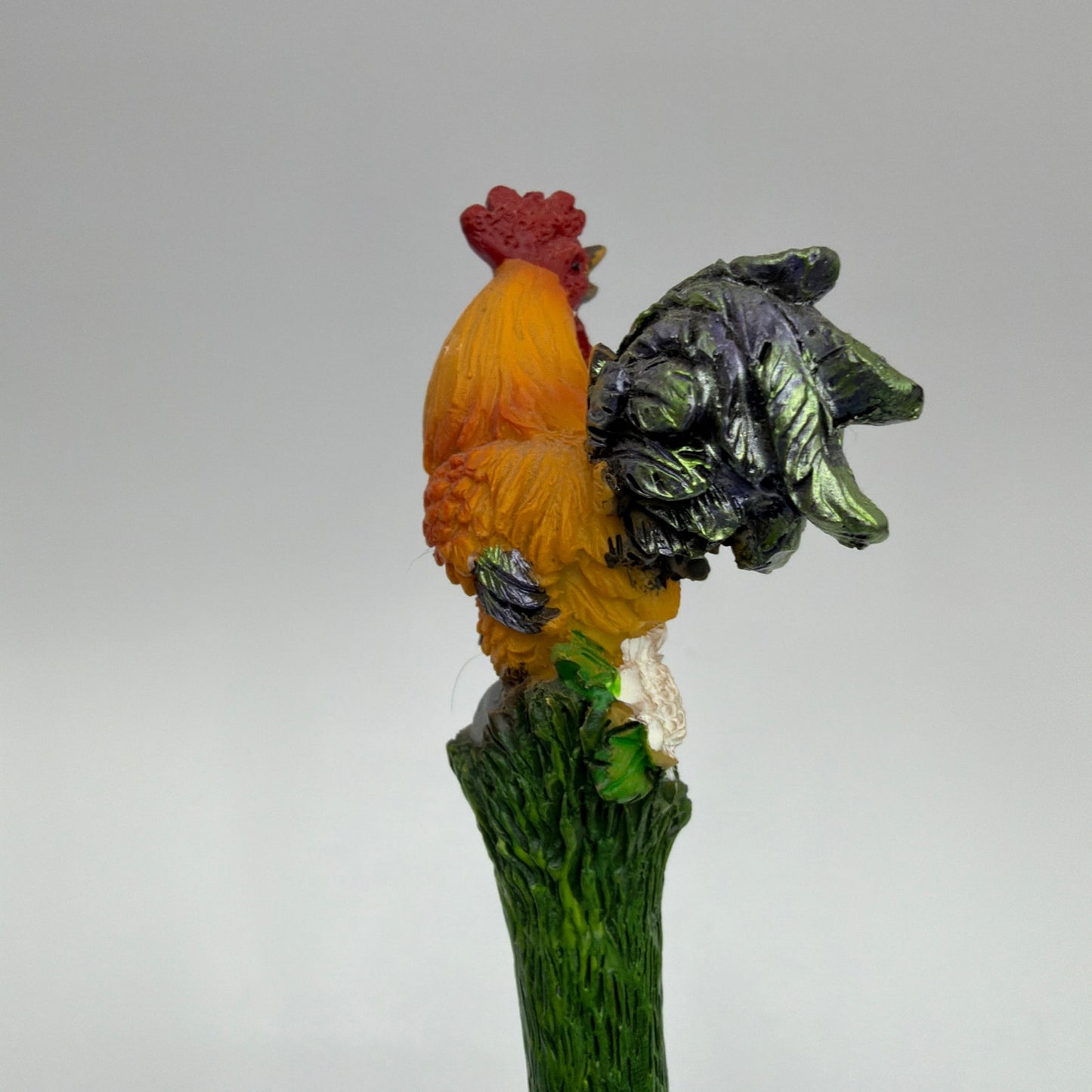 Rooster Figurine Ballpoint Pen Multicolor