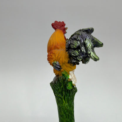 Rooster Figurine Ballpoint Pen Multicolor