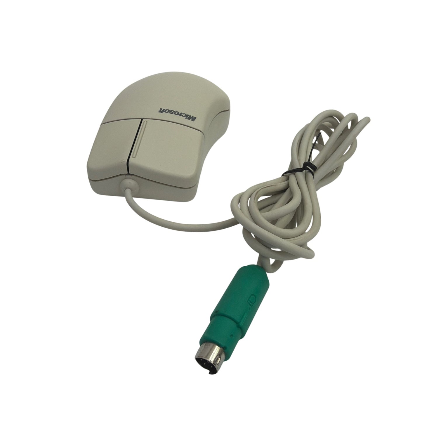 Microsoft Mouse Port Compatible Mouse 2.1A PS/2 Ball Mouse Beige P/N X03-60999
