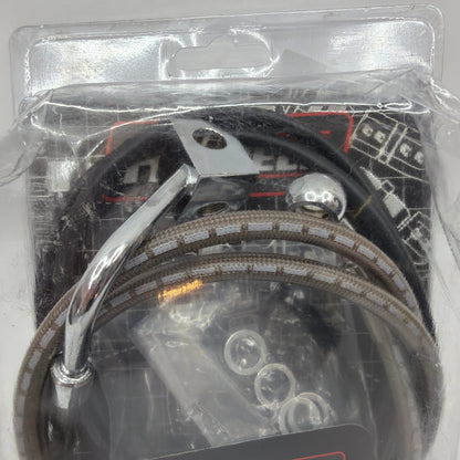 Russell R08839DS Stainless Rear Brake Line for Harley Softail FLST FLSTC FLSTF