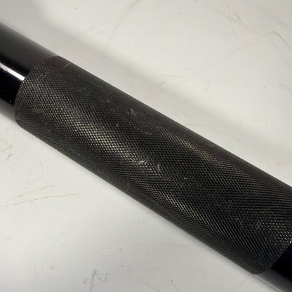 Maglite 4D-Cell Flashlight Black Tested Working With Extra Bulb No Batteries