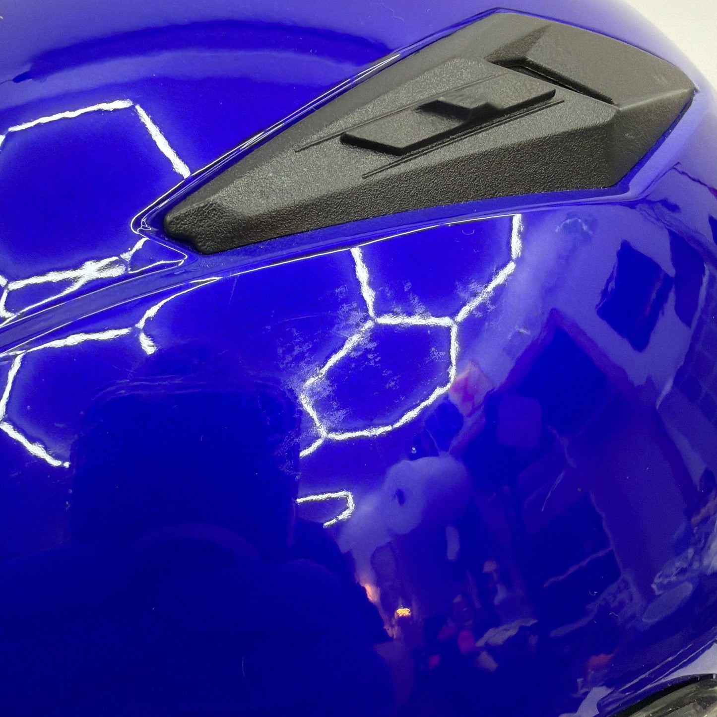 ILM ILM-115 Motorcycle Helmet Blue XXL DOT Full Face