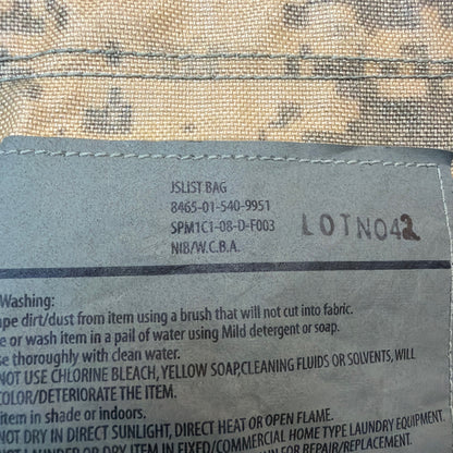 USGI JSLIST NBC Gear Bag ACU UCP Digital Camo NSN 8465-01-540-9951