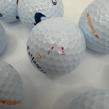 17 Callaway Warbird Houston Texans Logo Golf Balls
