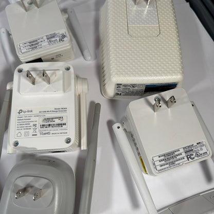 Mixed Lot Wi‑Fi Range Extenders Linksys Netgear TP‑Link Belkin Untested