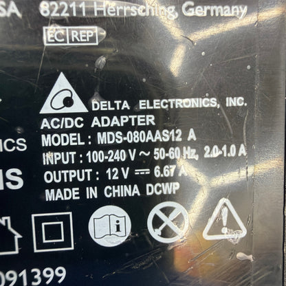 Philips Respironics Delta 80W AC/DC Power Adapter MDS-080AAS12 A 12V 6.67A