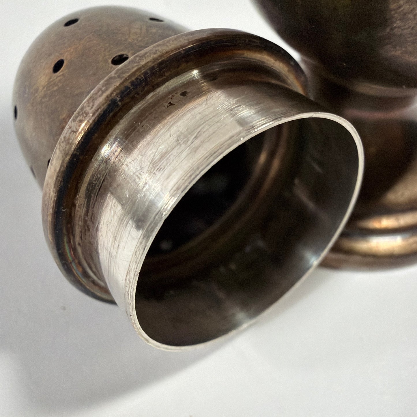 Vintage Sterling Silver Muffineer Sugar Shaker Marked M Sterling 857 5 in 56.6g