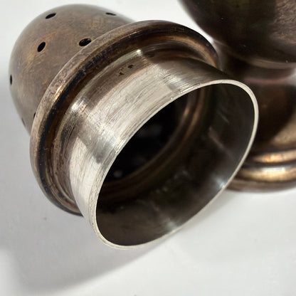 Vintage Sterling Silver Muffineer Sugar Shaker Marked M Sterling 857 5 in 56.6g