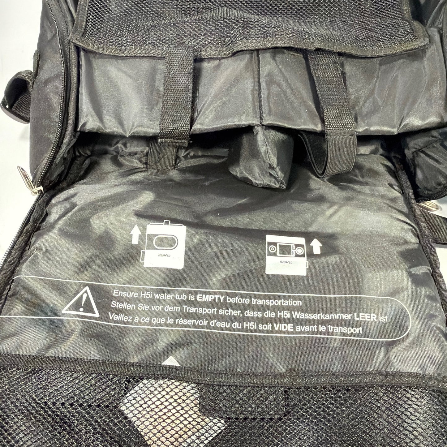 ResMed S9 CPAP Travel Carry Bag Case w/ Shoulder Strap Black