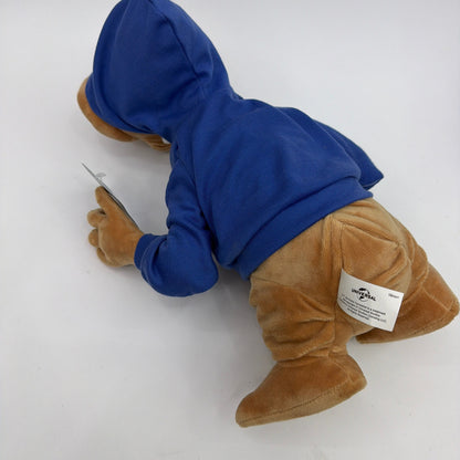 Universal Studios E.T. the Extra-Terrestrial Plush Blue Hoodie w/ Tag