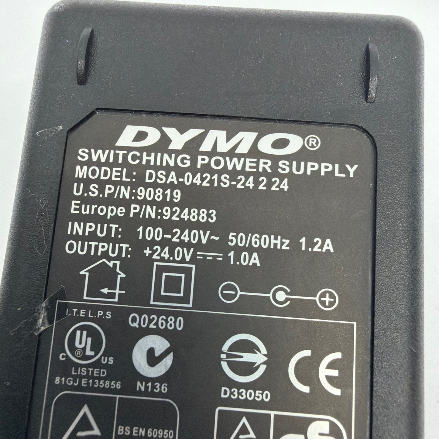 DYMO DSA-0421S-24 2 24 Switching Power Supply 24V 1A Adapter 90819
