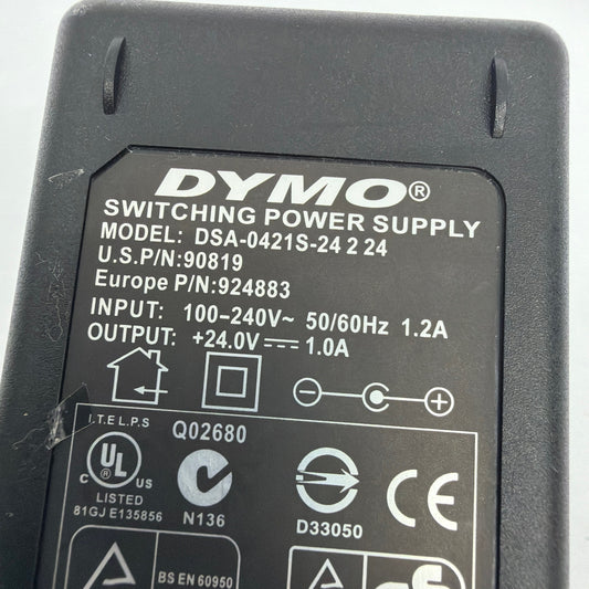 DYMO DSA-0421S-24 2 24 Switching Power Supply 24V 1A Adapter 90819