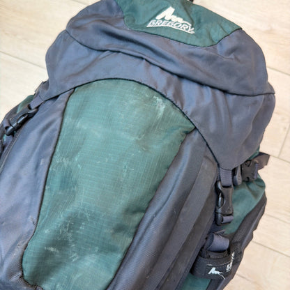 Gregory Baltoro 65L Hiking Backpack Size M Green Gray