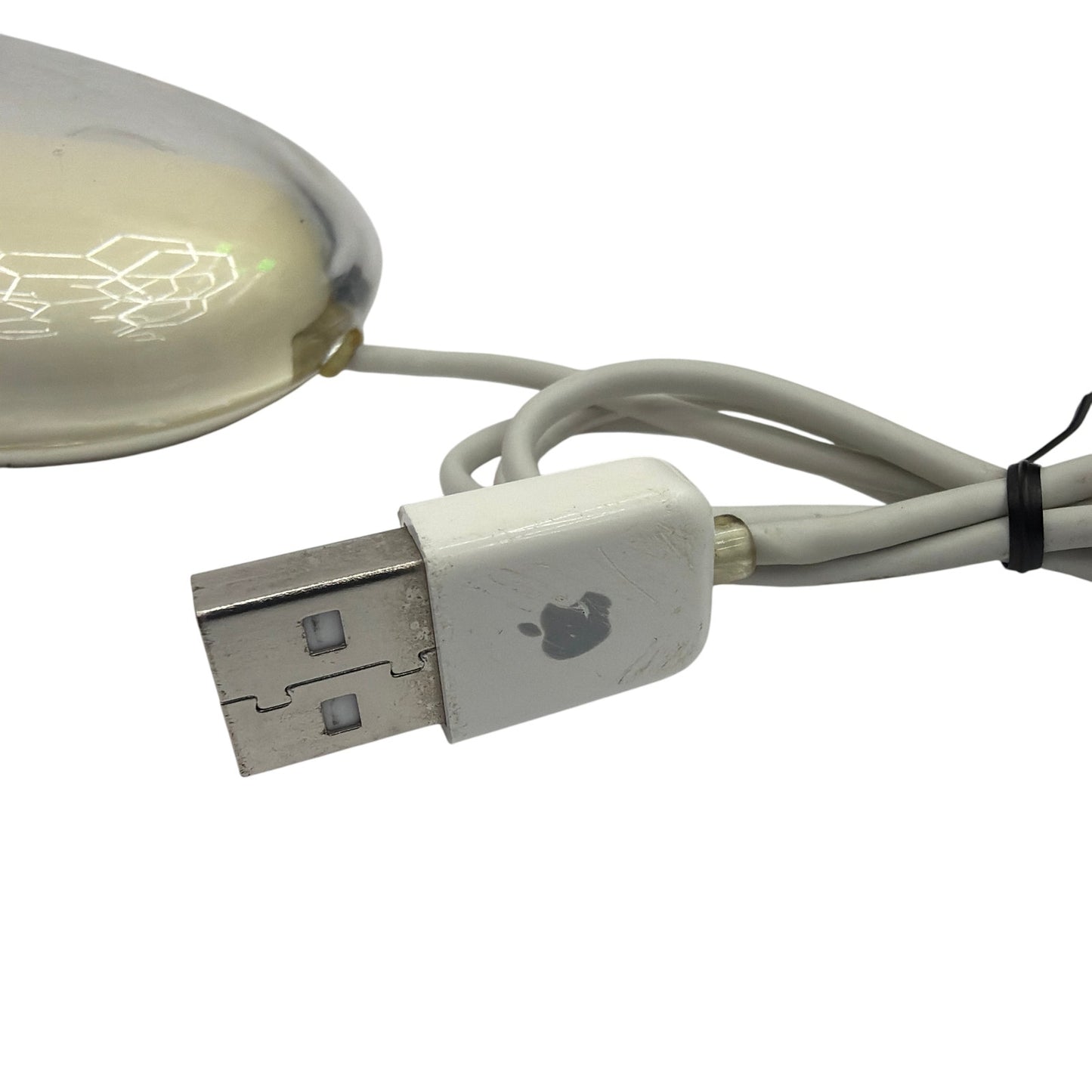 Apple Pro Mouse M5769 USB Wired Optical Mouse White Clear Tested Working