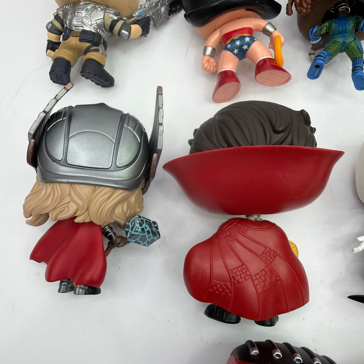 Funko Pop Vinyl Figure Lot of 10 Marvel DC Disney Mixed Loose No Boxes