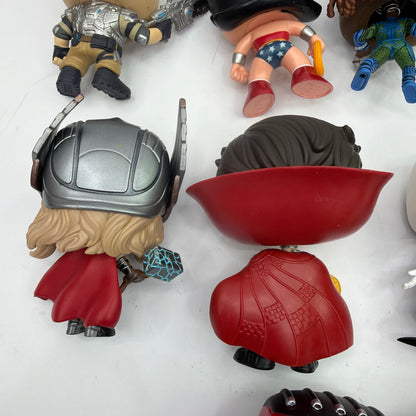 Funko Pop Vinyl Figure Lot of 10 Marvel DC Disney Mixed Loose No Boxes