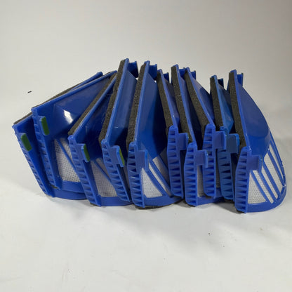 Lot of Blue Replacement Vacuum Cleaner Filters with Foam Seal