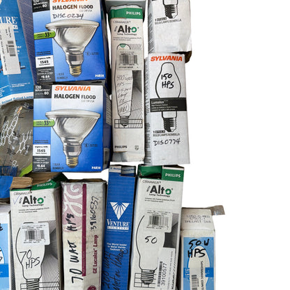 Large Mixed Lot HID / HPS / Metal Halide & Halogen Lamps + Ballasts – School Sur