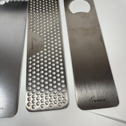 Rabbit R4-06201 Compact Bar Tools Set Stainless Steel Silver with Caddy