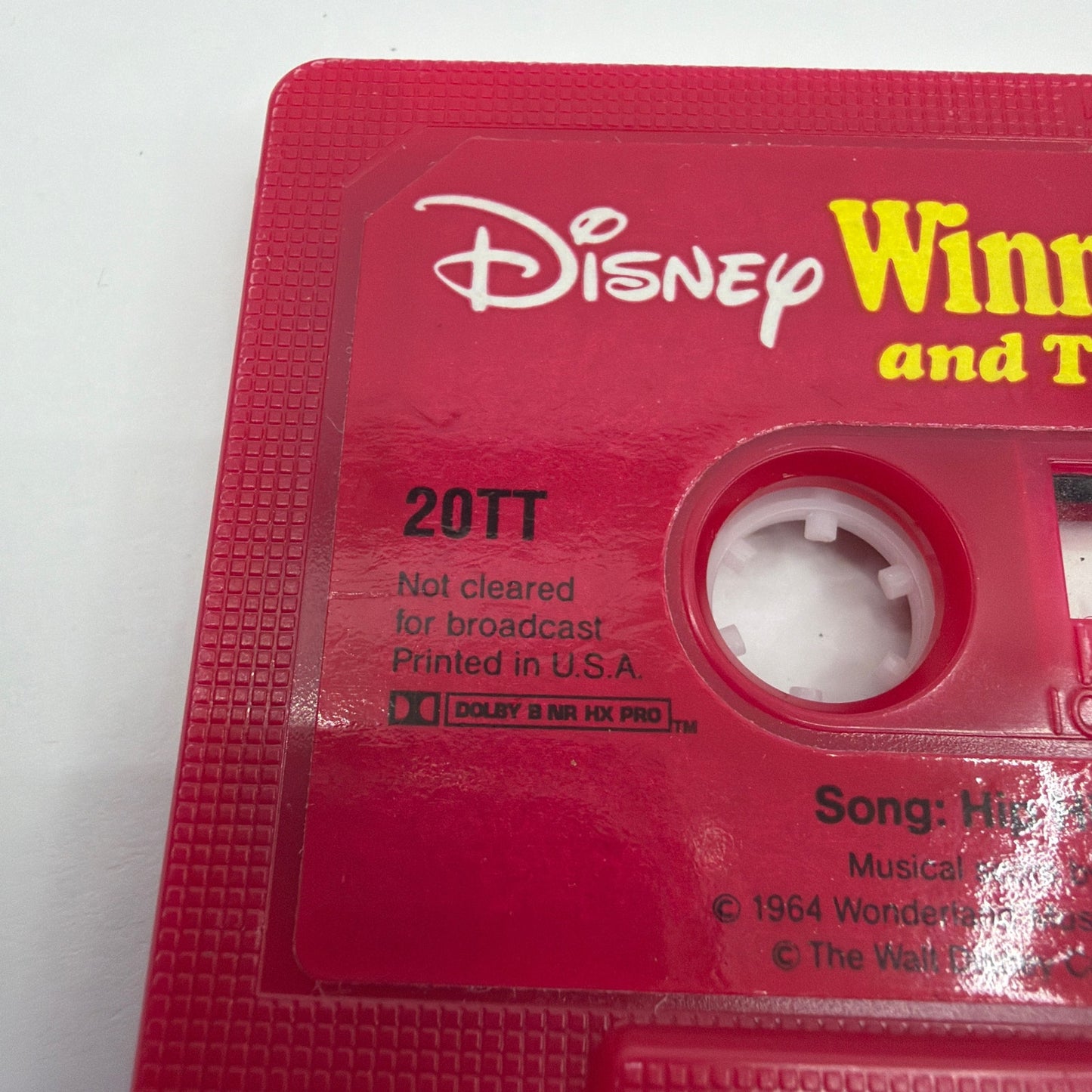 Disney Winnie the Pooh Cassette Tape Tigger Too Blustery Day 20TT