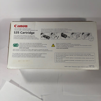 Canon S35 Monochrome Laser Toner Cartridge 7833A001AA for imageCLASS D300 Faxph