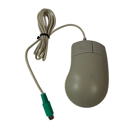Dyna Point M2DE-42P PS/2 Wired Ball Mouse Beige Tested Working