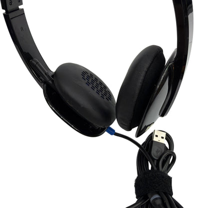 Logitech H540 USB Wired Stereo Headset with Mic Black 981-000510