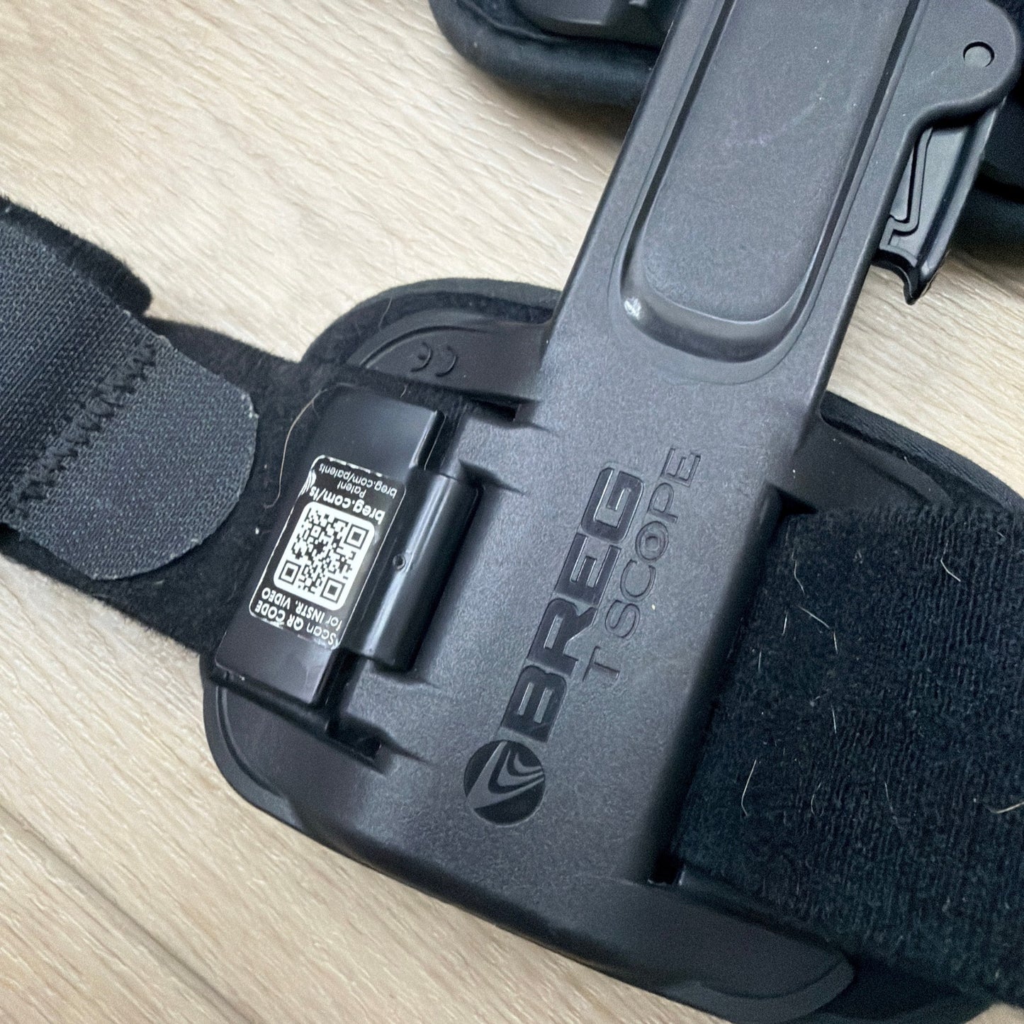 Breg T Scope Post-Op Hinged Knee Brace Adjustable ROM Black