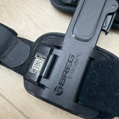 Breg T Scope Post-Op Hinged Knee Brace Adjustable ROM Black