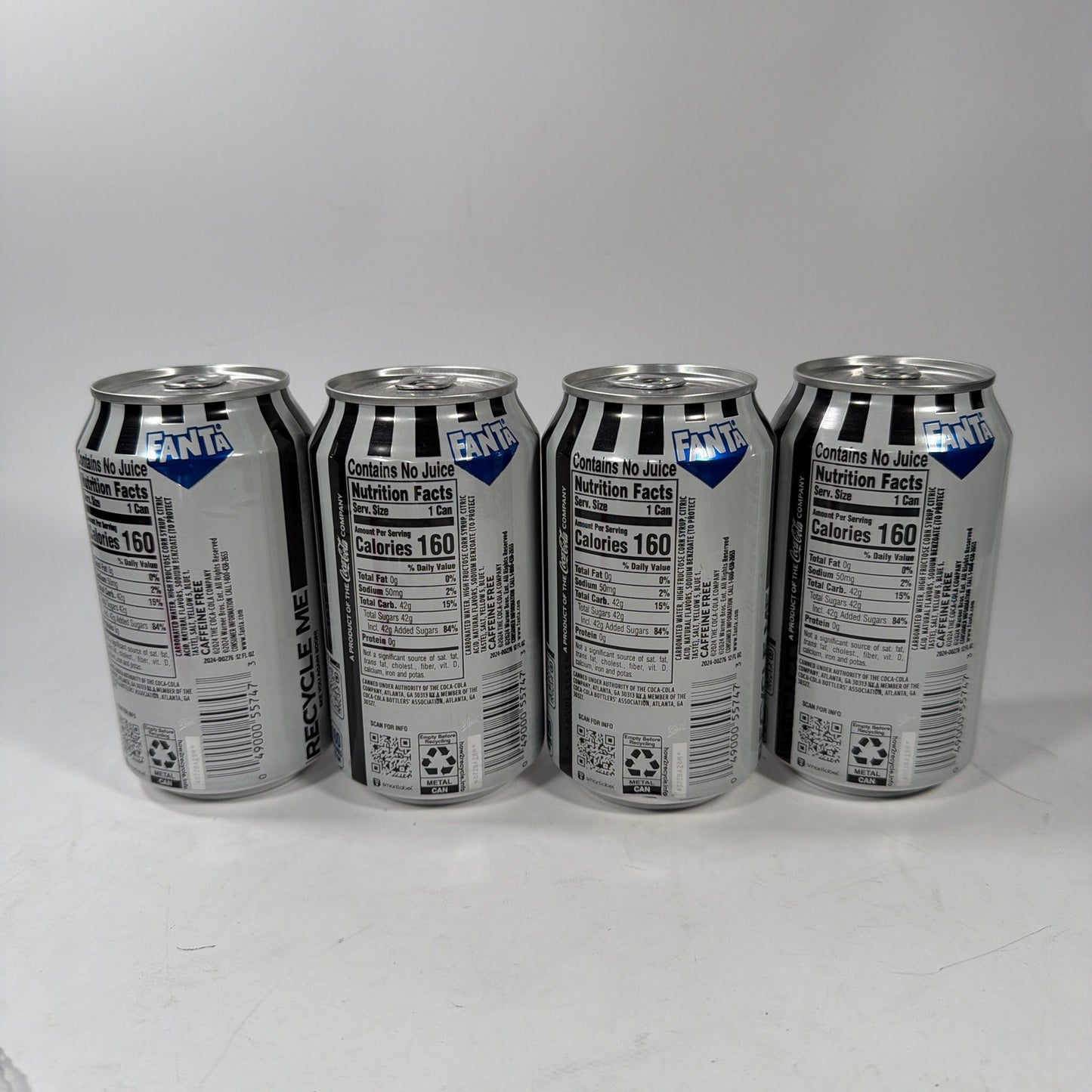 Fanta Haunted Apple Beetlejuice Limited Edition 12 oz Cans Sealed Lot of 4