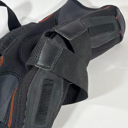 Shock Doctor Neoprene Knee Brace Support Large Black Orange