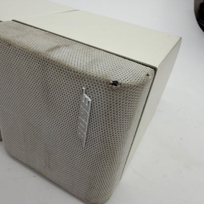 Bose Double Cube Satellite Speaker Single White Tested Working