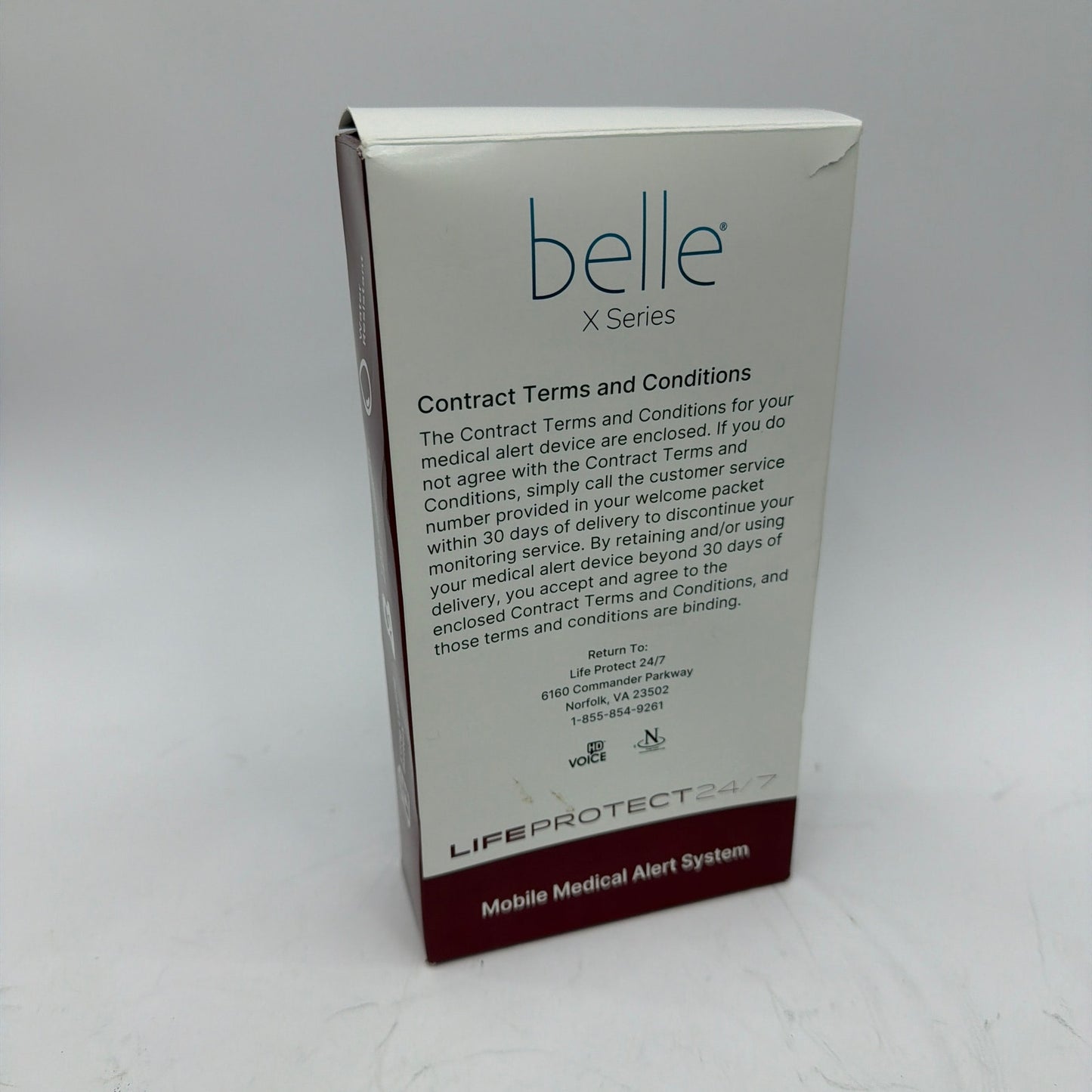 Belle X Series Life Protect 24/7 Mobile Medical Alert System 4G LTE Black