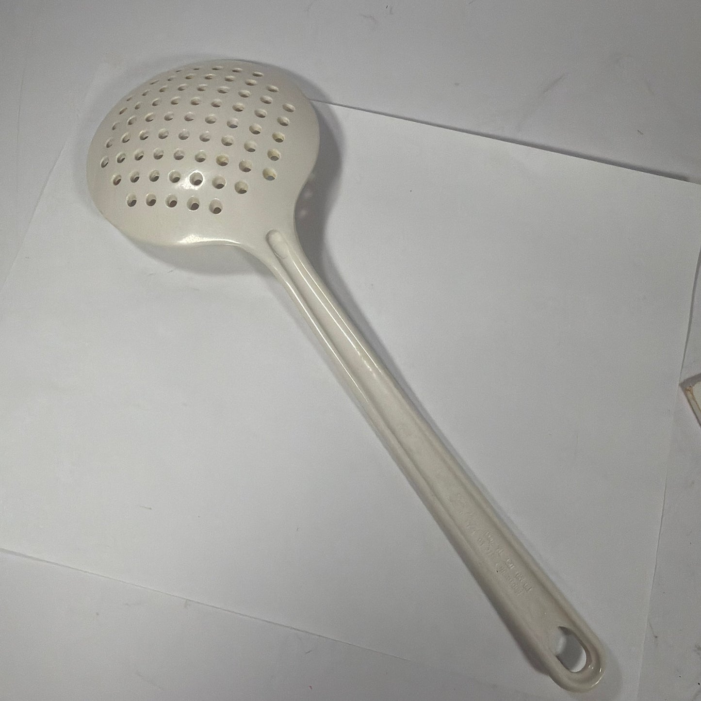 Vintage Ultratemp 12in Perforated Skimmer Spoon Made in USA
