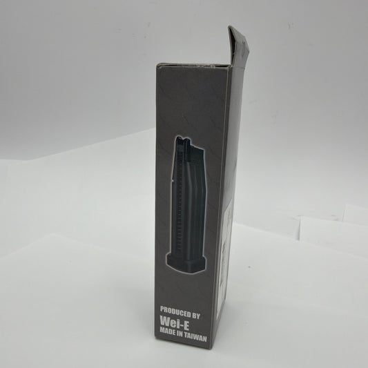 WE Tech WE-MG-3.8-CO2 28rd Baby Hi-Capa CO2 Airsoft Magazine Black