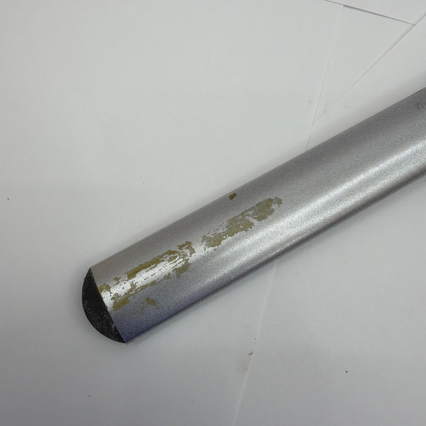 Winco Acero KFP-122 12 in Oval Diamond-Coated Sharpening Steel Black Handle NSF
