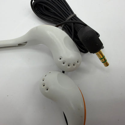 Sony MDR-W014 Lightweight Behind the Neck Stereo Headphones White Black Tested