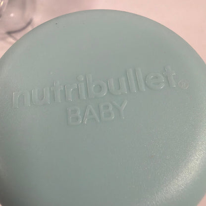NutriBullet Baby Food Storage Cups with Lids Teal Lot of 11
