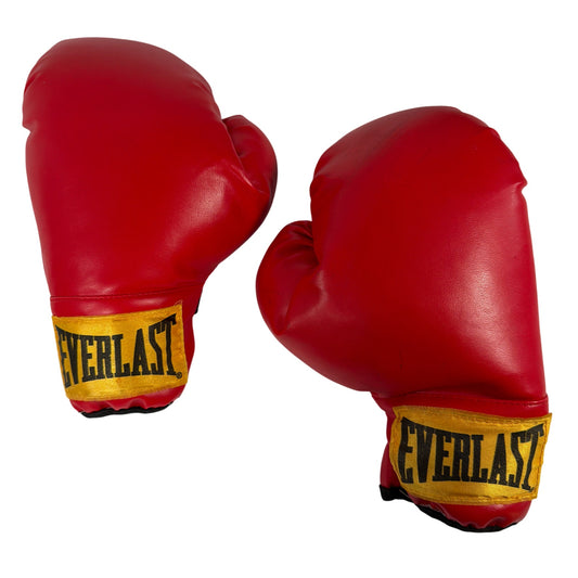 Everlast Red Boxing Gloves Adult Size Pair Each Approx 7 oz