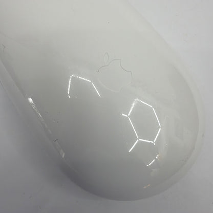 Apple Mighty Mouse A1152 Wired USB Mouse White Tested Working