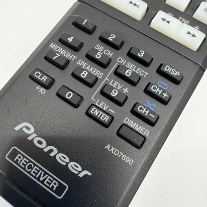Pioneer AXD7690 Receiver Remote Control Tested Working