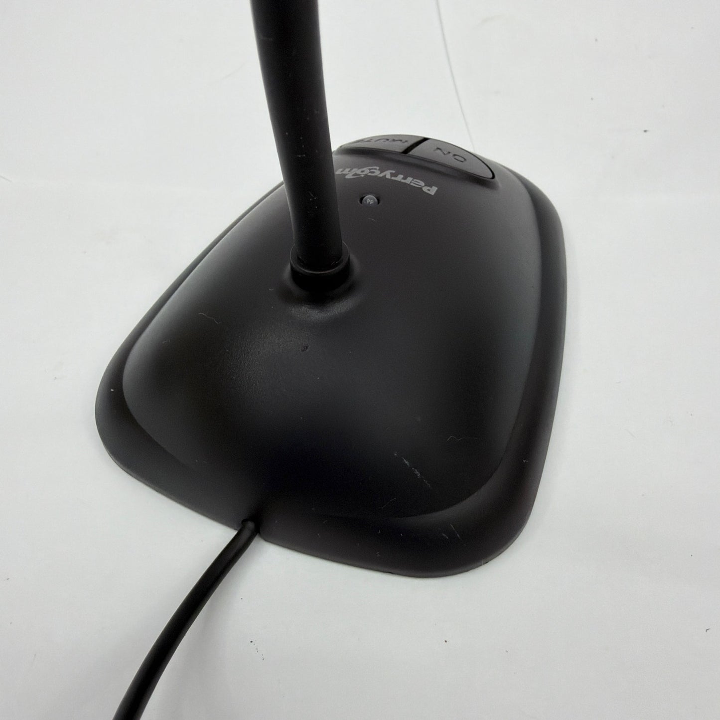 Perrycom USB Desktop Gooseneck Microphone Red Foam Windscreen 13 In