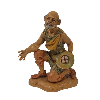 Fontanini by Roman Ezra 52554 Nativity Villager with Eggs Figurine 3 3/4 in