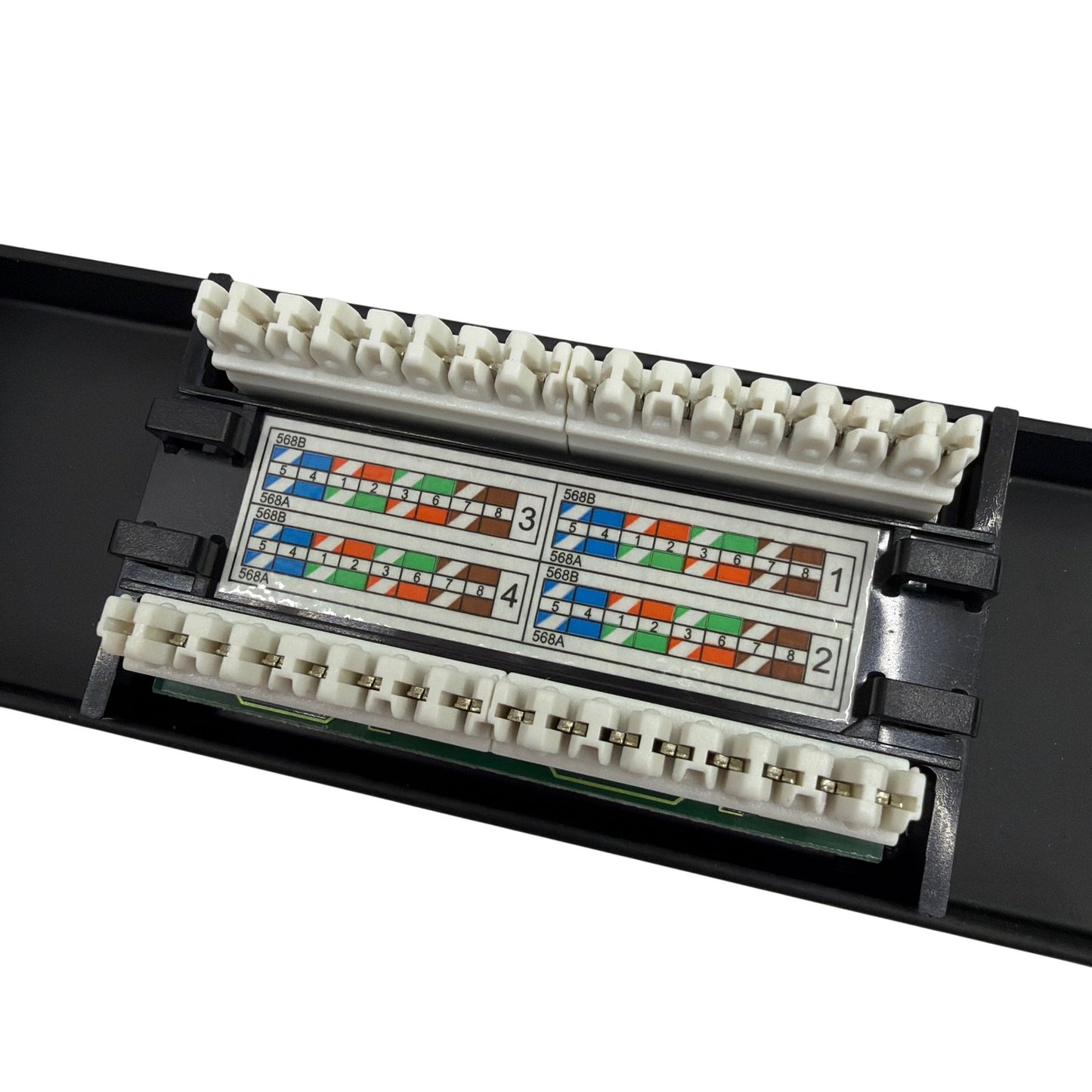 Cables To Go 03851 CAT5e 110‑Type Patch Panel, 16‑Port (Open Box)